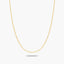 Cadena de oro 18K 50 cm