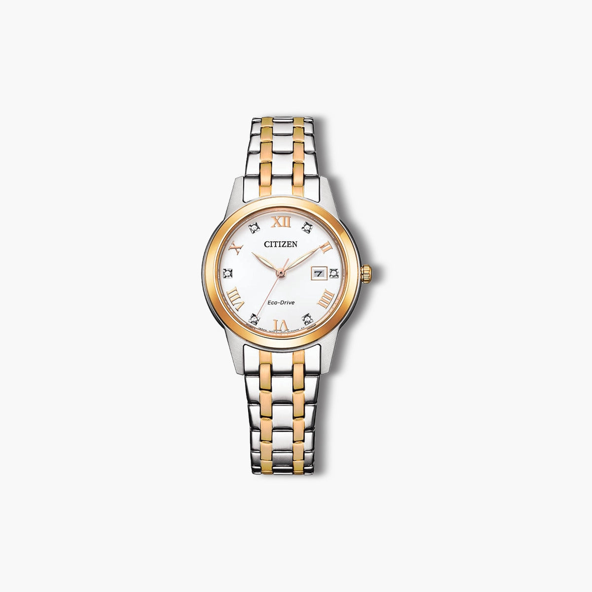 Reloj Citizen Lady FE1246-85A acero bicolor