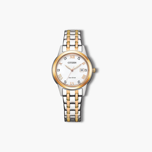 Reloj Citizen Lady FE1246-85A acero bicolor