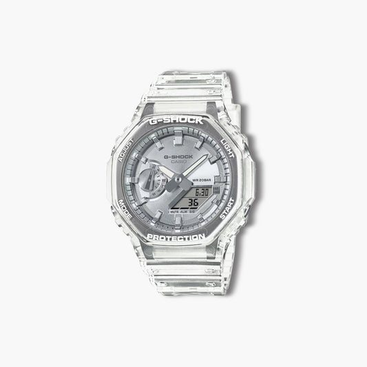 Reloj Casio G-Shock GA-2100BM-7A8ER analógico digital transparente y gris