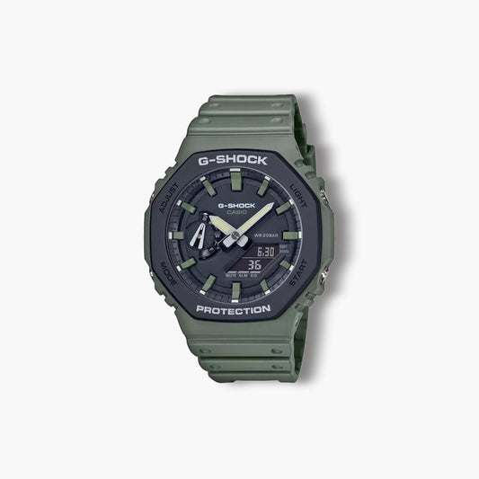 Reloj Casio G-Shock GA-2110SU-3AER analógico digital verde esfera negra