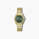 Reloj Guess Cosmo GW0033L8 acero dorado esfera verde