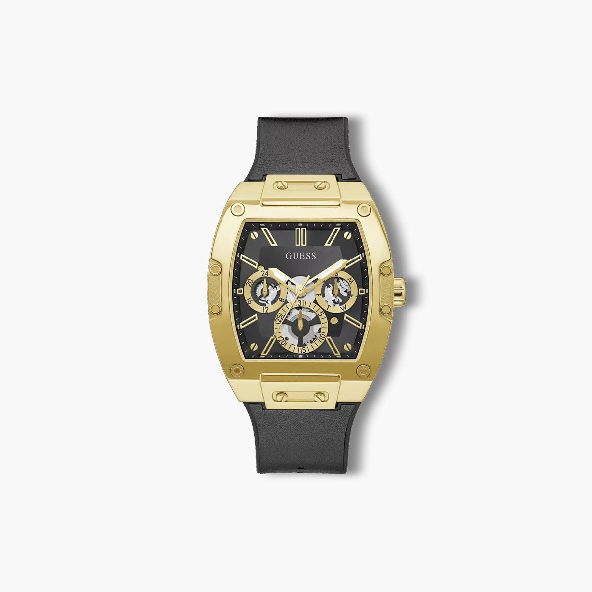 Reloj Guess Phoenix GW0202G1 dorado y negro