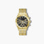 Reloj Guess Continental GW0260G2 acero dorado esfera negra
