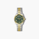 Reloj Guess Luna GW0308L5 acero bicolor esfera verde