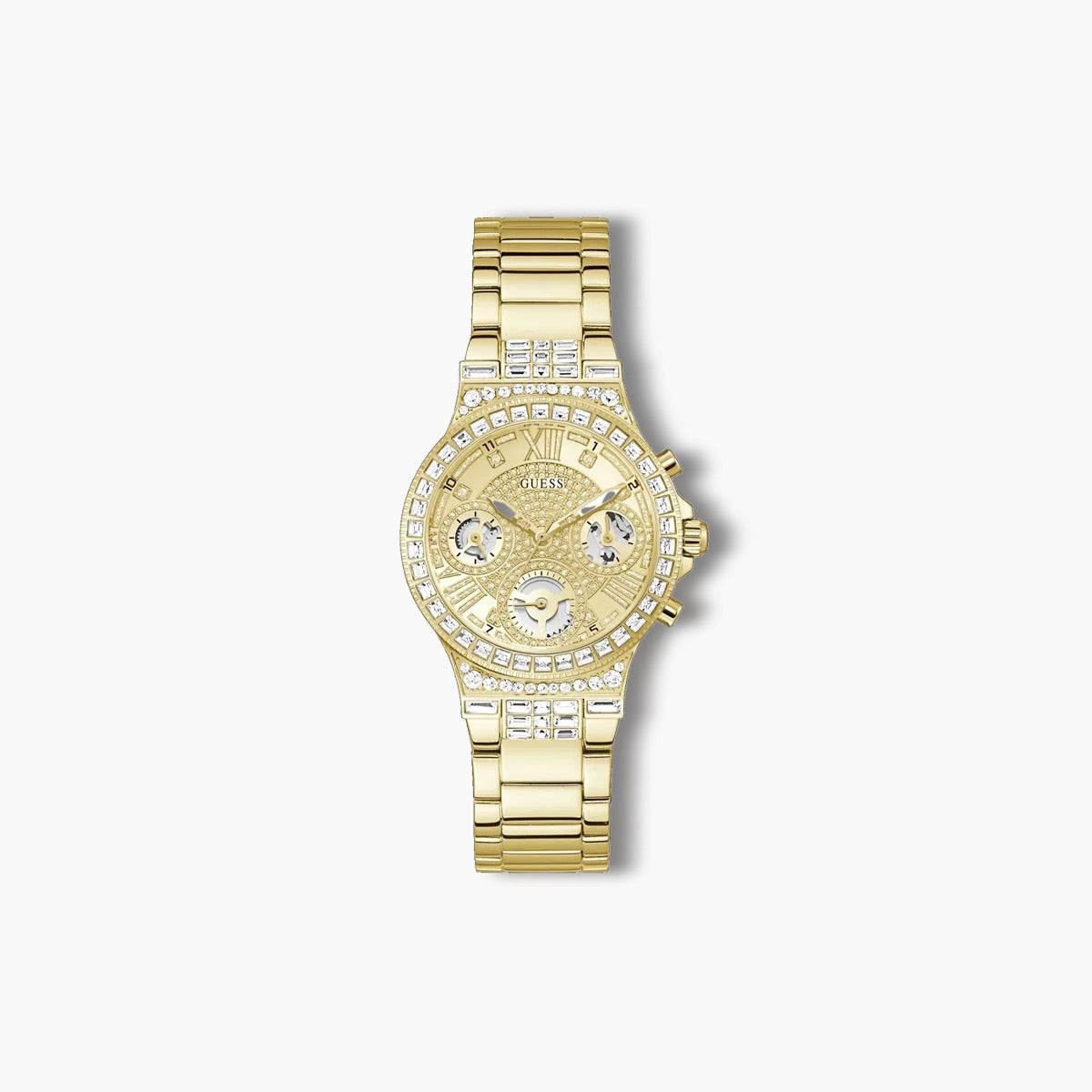 Reloj Guess Moonlight GW0320L2 acero dorado circonita