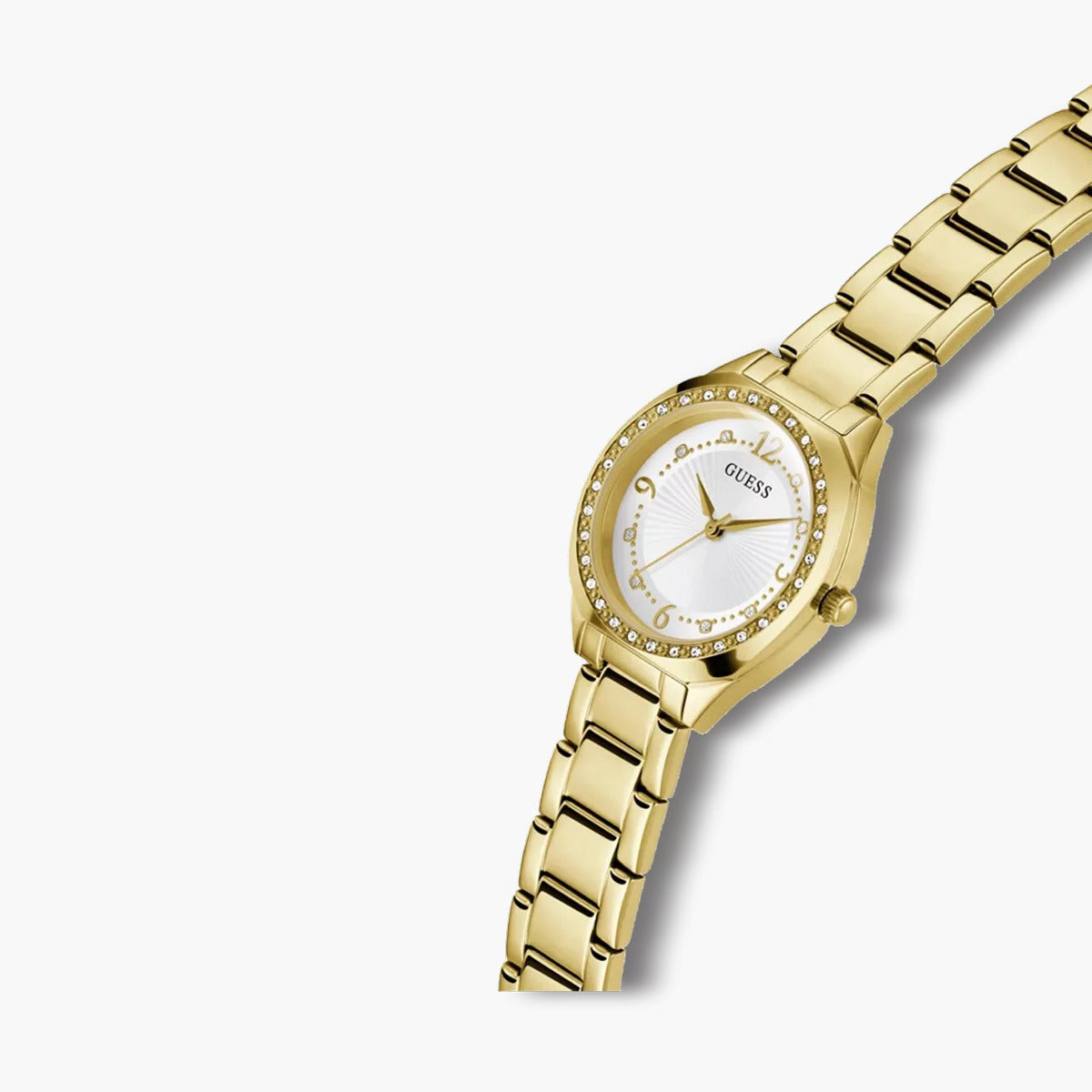 Reloj Guess Charlotte GW0767L2 acero dorado circonita