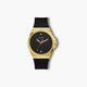 Reloj Guess Vinyl GW0790G1 negro y dorado