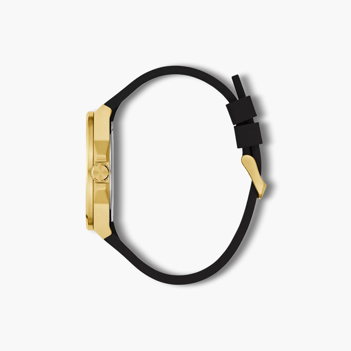 Reloj Guess Vinyl GW0790G1 negro y dorado