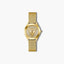 Reloj Guess Glitz Plaque GW0835L2 acero dorado circonita