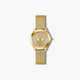 Reloj Guess Glitz Plaque GW0835L2 acero dorado circonita