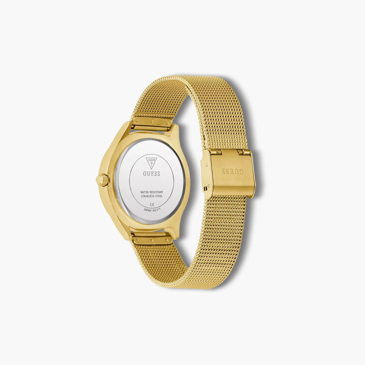 Reloj Guess Glitz Plaque GW0835L2 acero dorado circonita