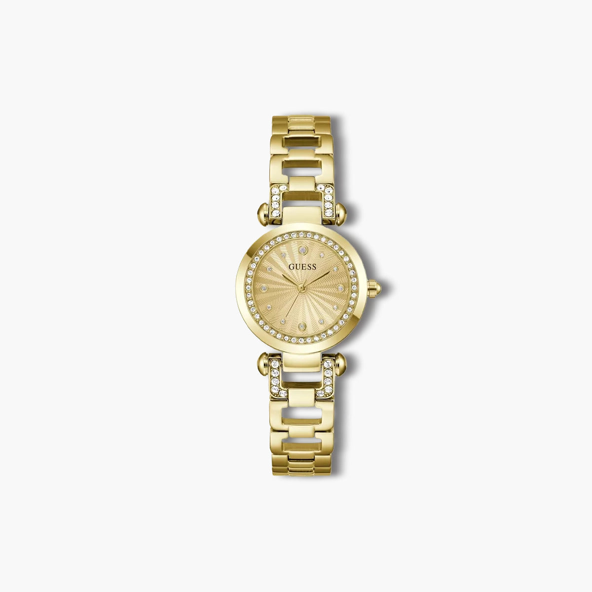 Reloj Guess Ginger GW0869L4 acero dorado circonita