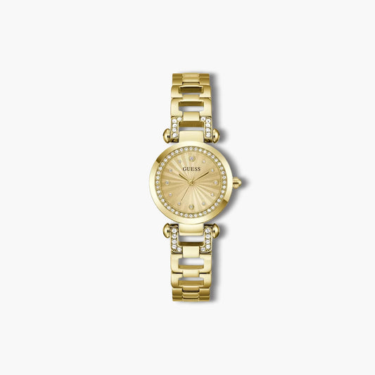 Reloj Guess Ginger GW0869L4 acero dorado circonita