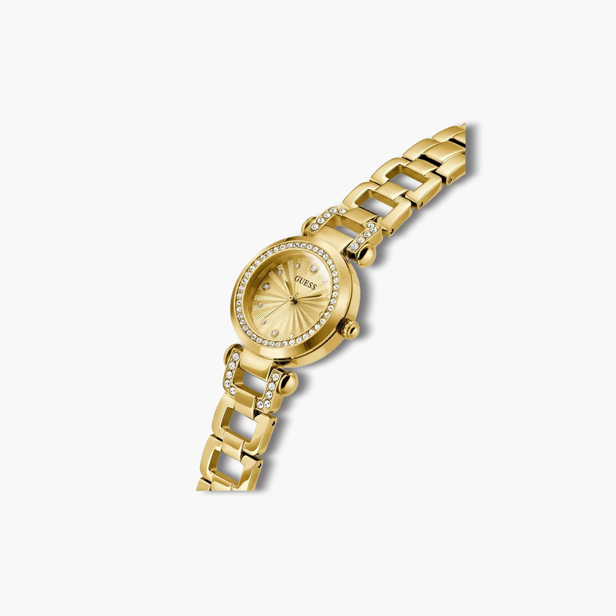 Reloj Guess Ginger GW0869L4 acero dorado circonita