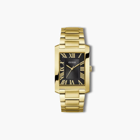 Reloj Guess Clyde GW0896G2 acero dorado esfera negra