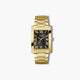 Reloj Guess Clyde GW0896G2 acero dorado esfera negra