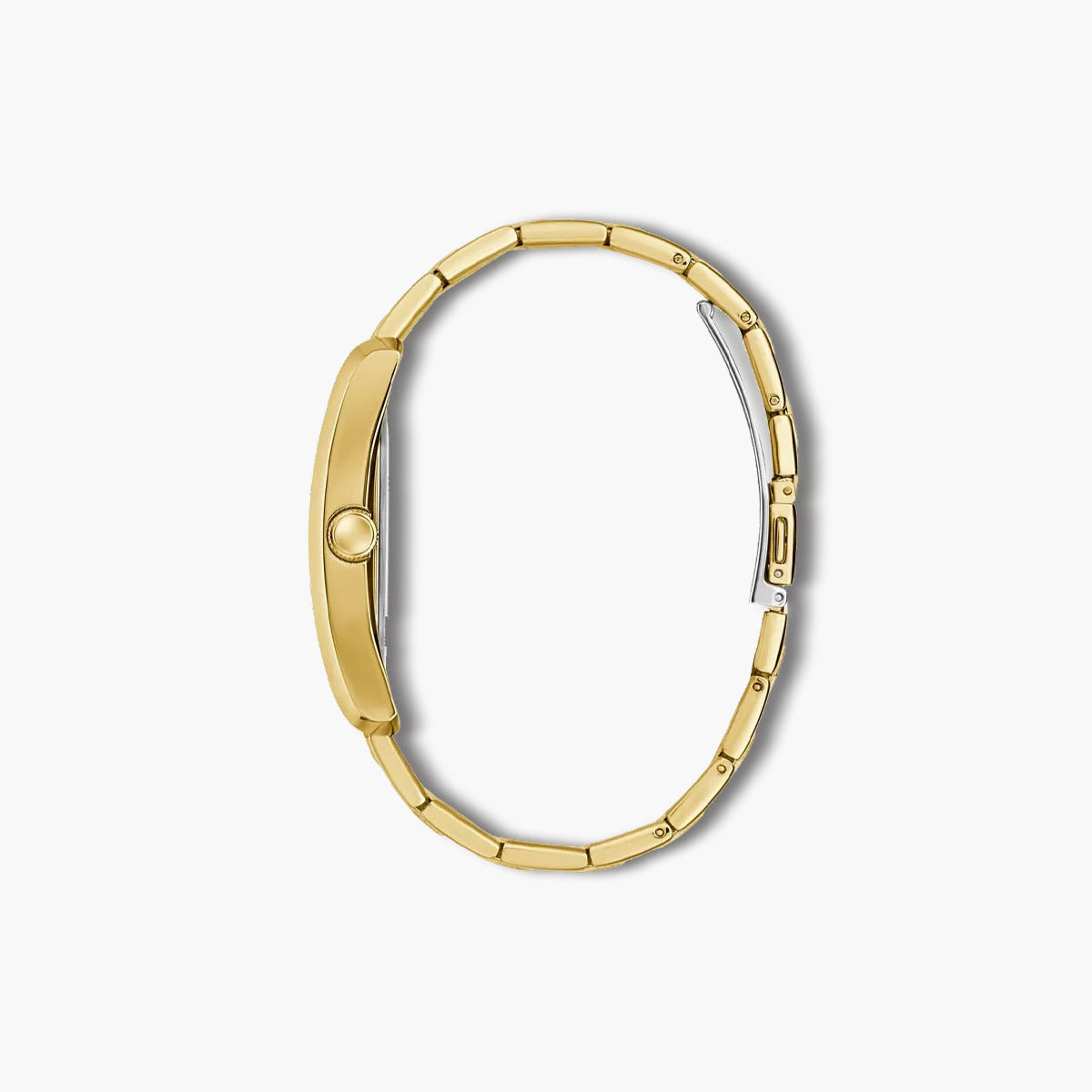 Reloj Guess Clyde GW0896G2 acero dorado esfera negra