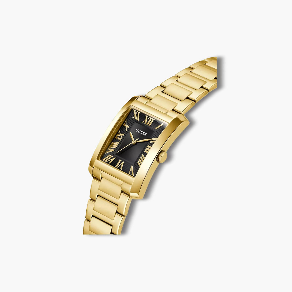 Reloj Guess Clyde GW0896G2 acero dorado esfera negra