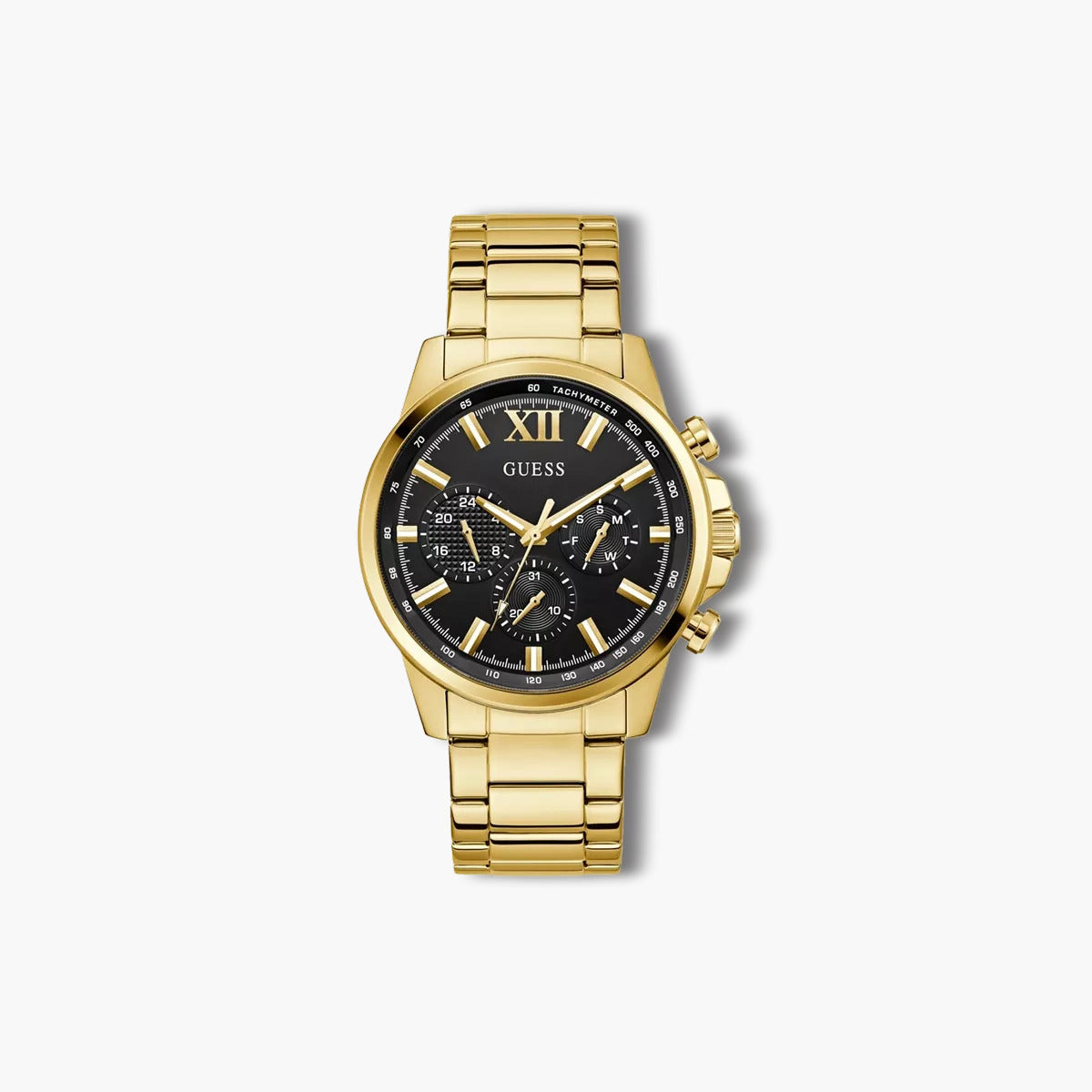 Reloj Guess Walker GW0900G3 acero dorado esfera negra