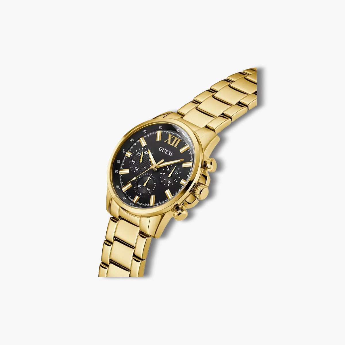 Reloj Guess Walker GW0900G3 acero dorado esfera negra