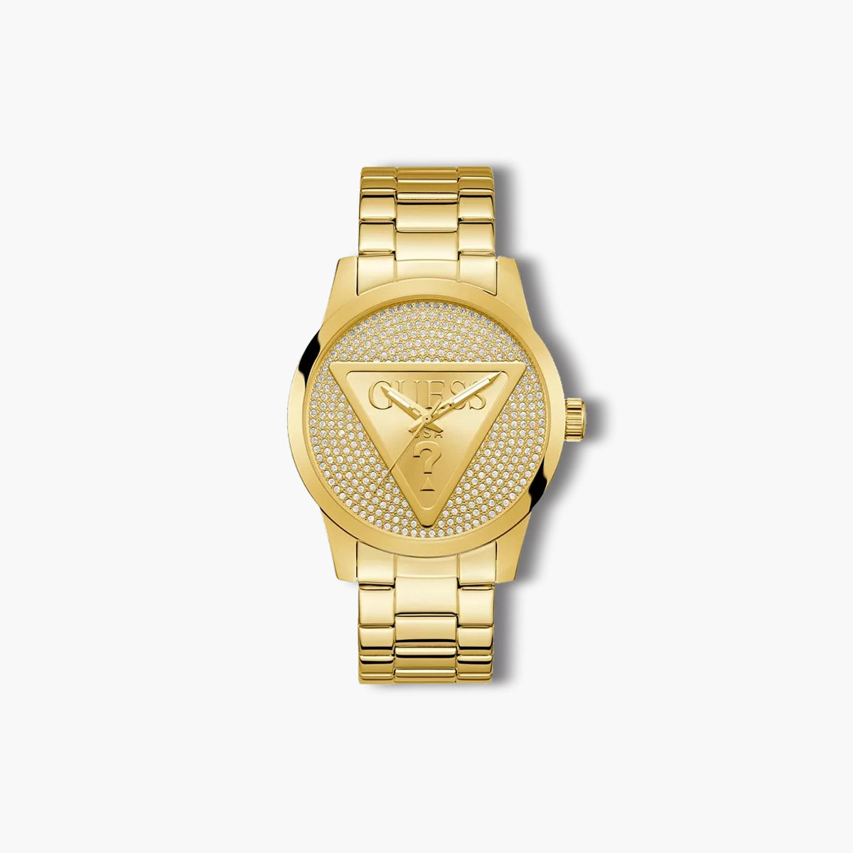 Reloj Guess Badge GW0915G1 acero dorado circonita