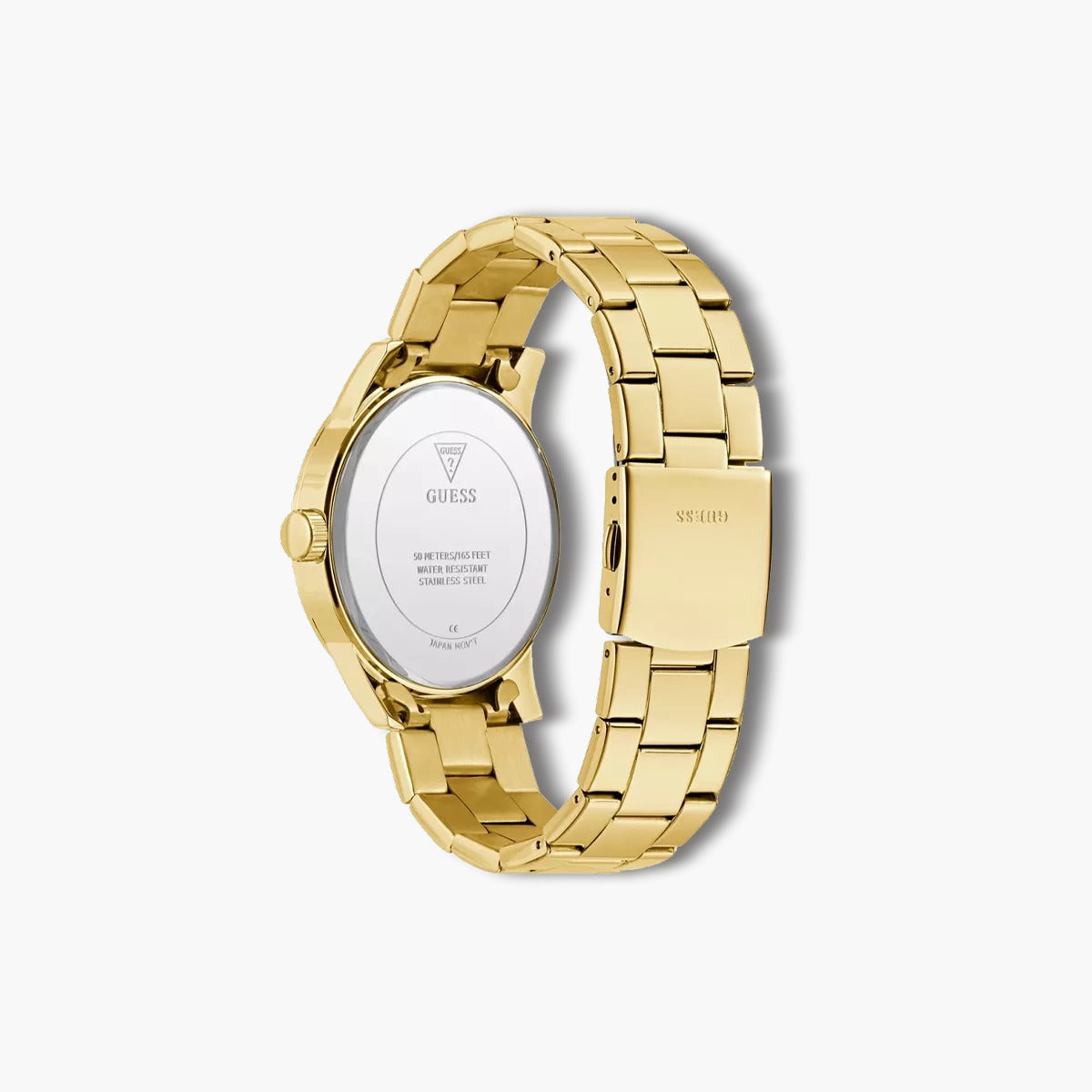 Reloj Guess Badge GW0915G1 acero dorado circonita