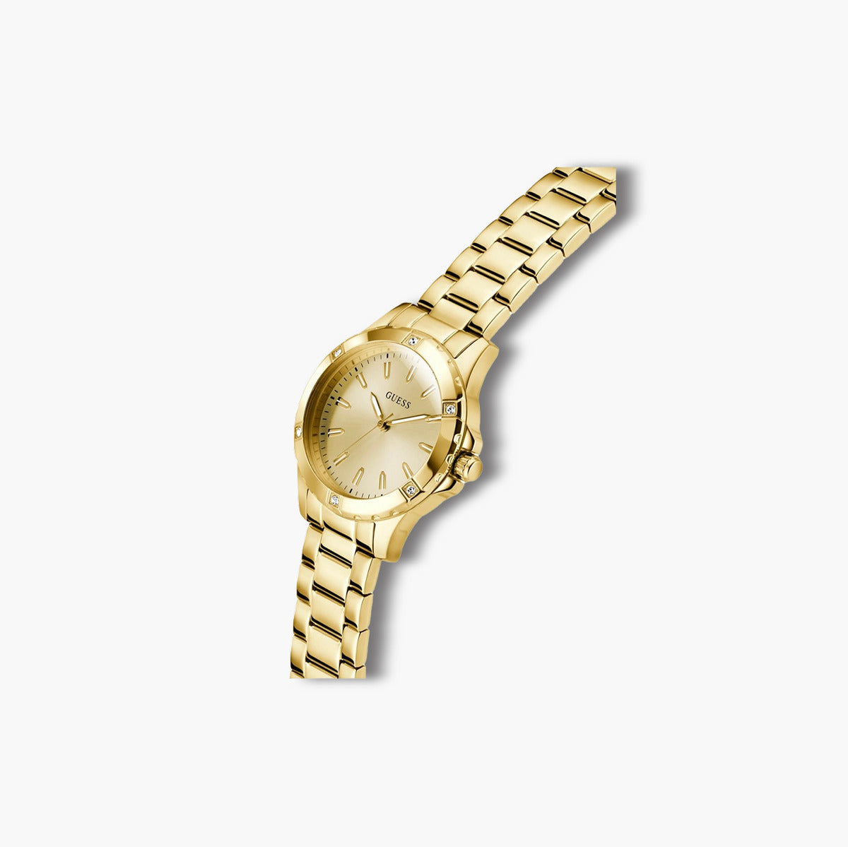 Reloj Guess Mist GW0948L2 acero dorado circonita