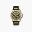 Reloj Guess Frontier GW1132G1 negro y dorado circonita