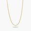 Cadena de oro 18K 60 cm