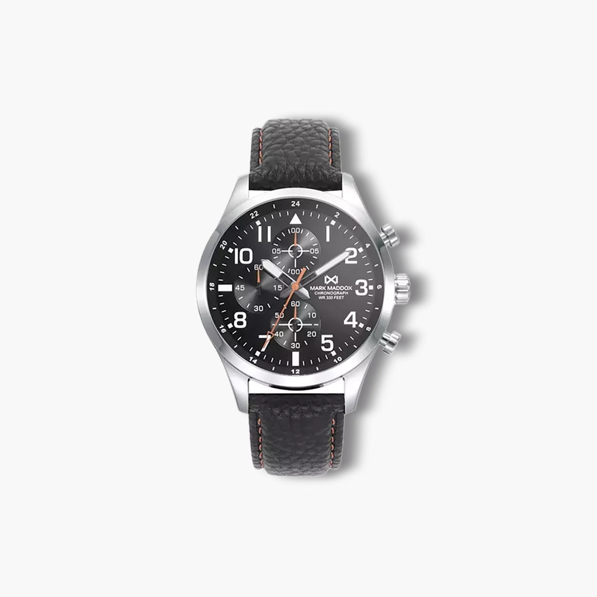 Reloj Mark Maddox Mission HC0129-54 piel negra esfera negra