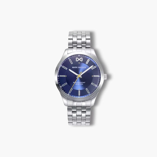 Reloj Mark Maddox Marais HM0142-37 acero esfera azul