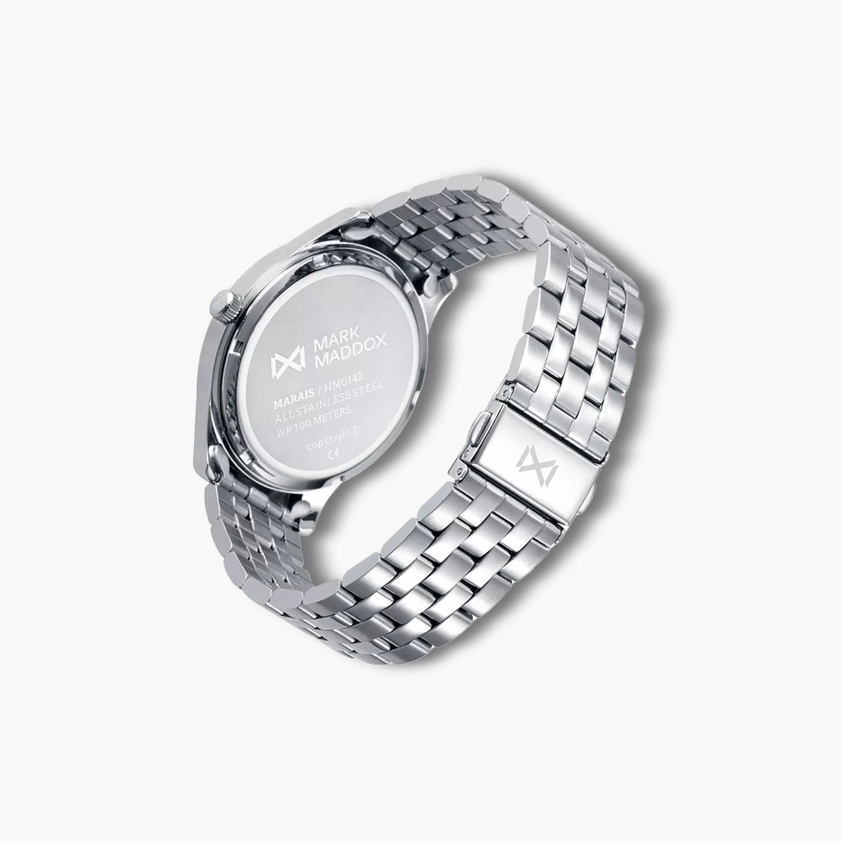 Reloj Mark Maddox Marais HM0142-37 acero esfera azul