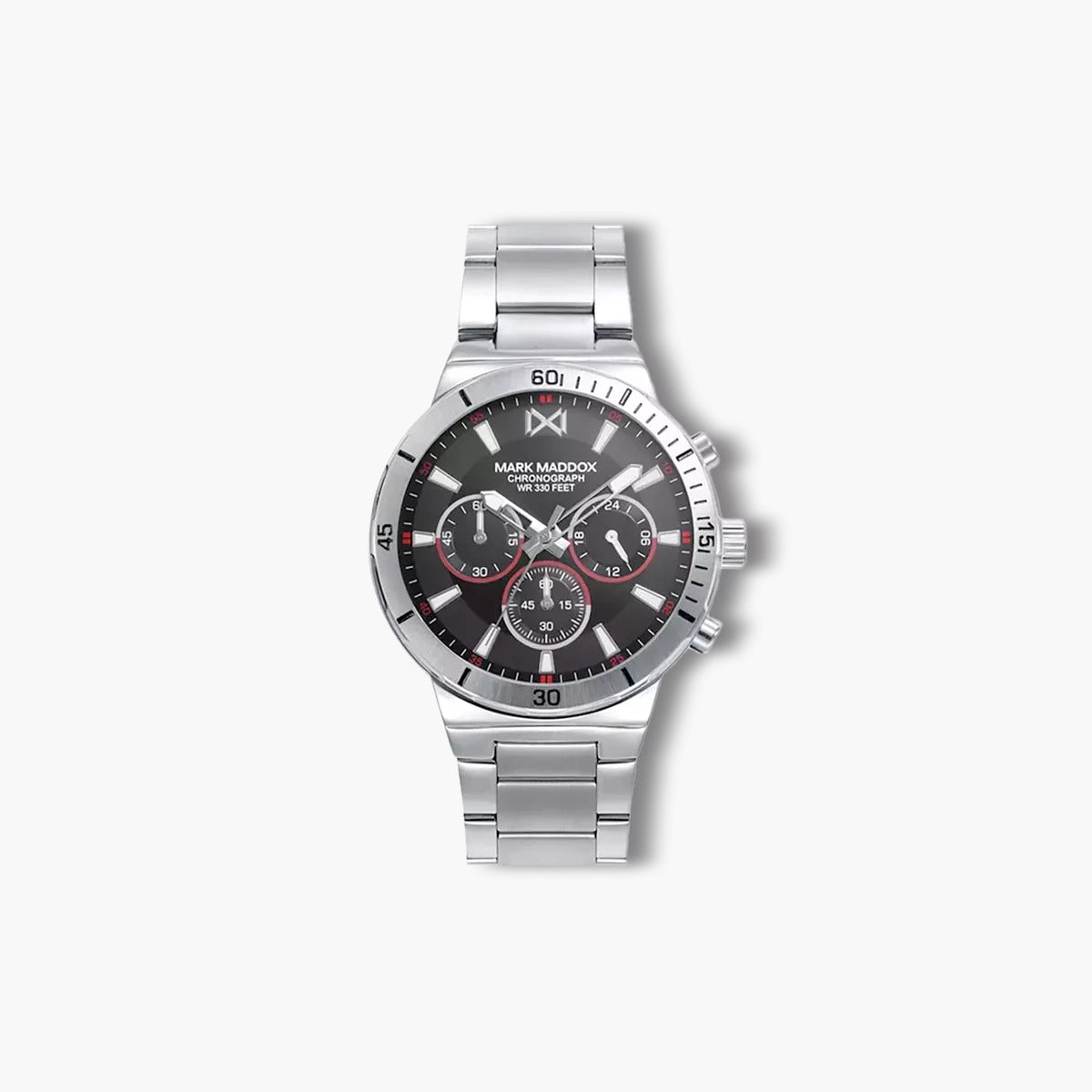 Reloj Mark Maddox Mission HM0147-57 acero esfera negra