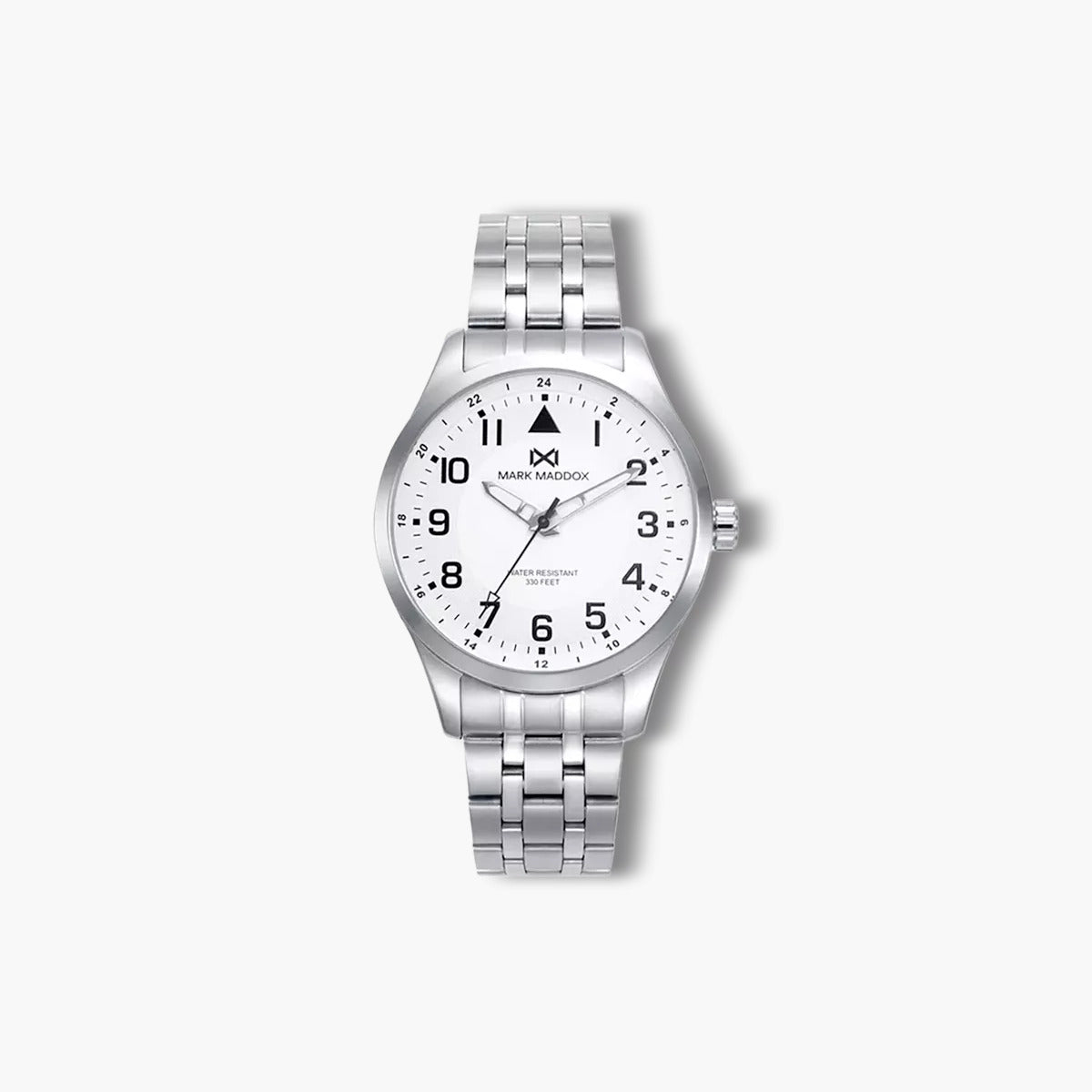 Reloj Mark Maddox Mission HM0148-04 acero esfera blanca