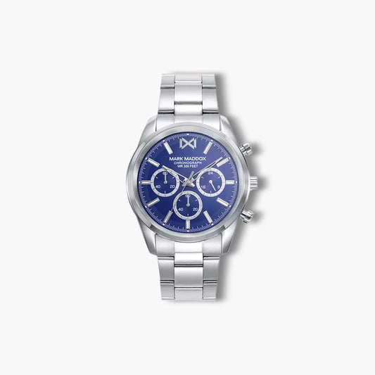 Reloj Mark Maddox Marais HM0151-37 acero esfera azul