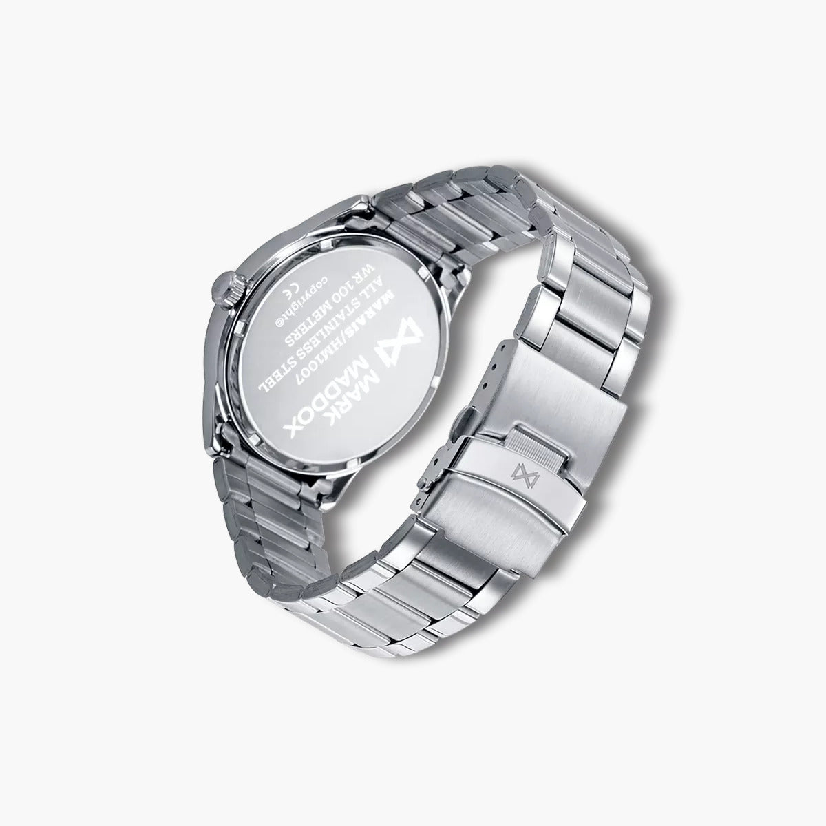 Reloj Mark Maddox Marais HM1007-03 acero esfera blanca