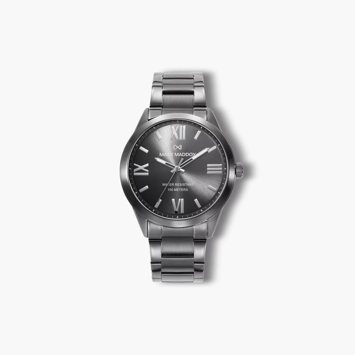 Reloj Mark Maddox Marais HM1007-13 acero negro esfera gris