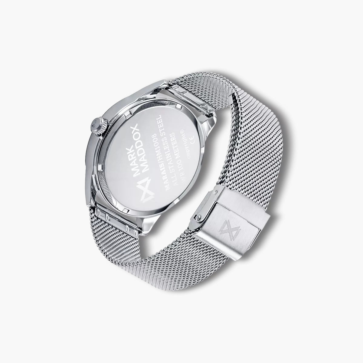 Reloj Mark Maddox Marais HM1008-33 acero esfera azul