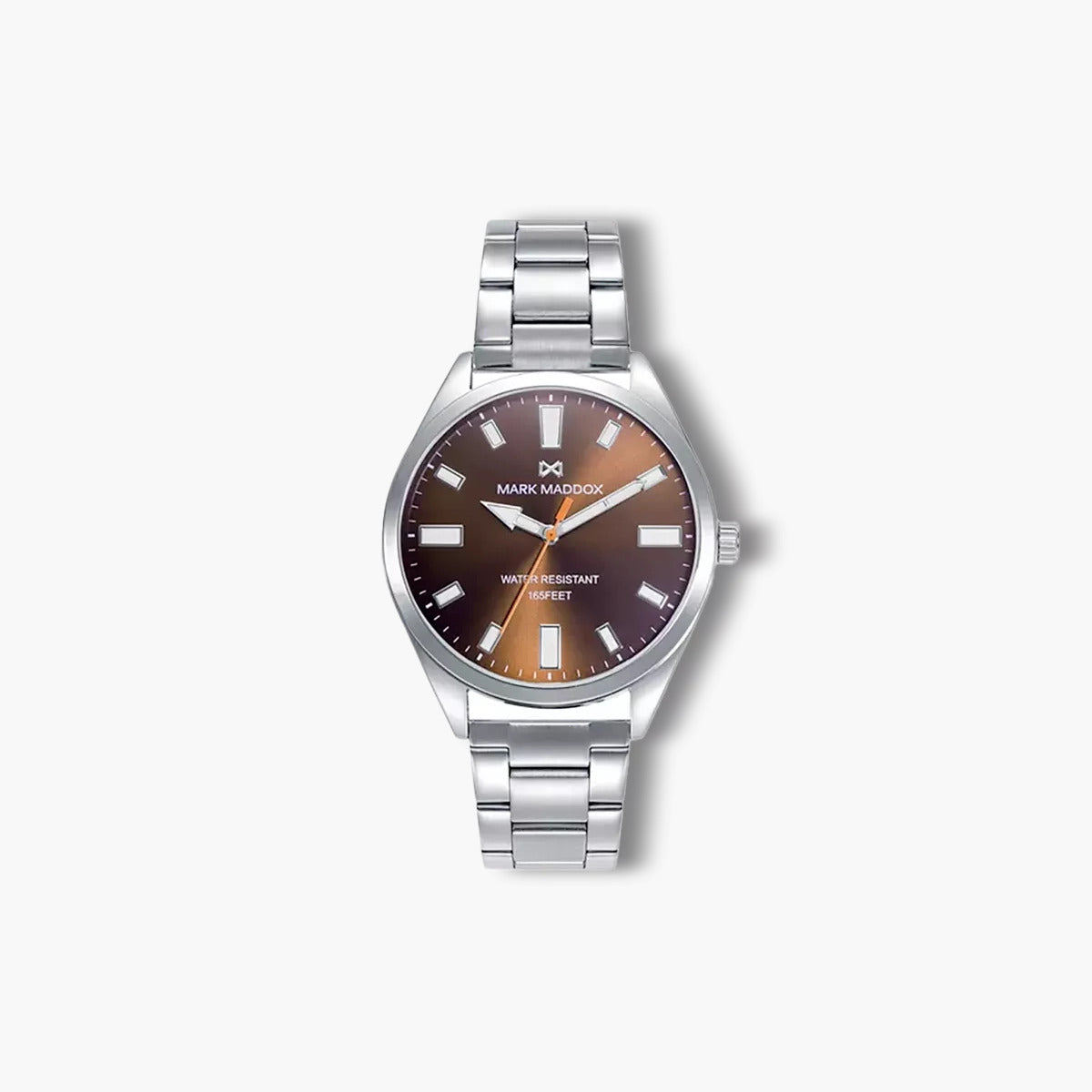 Reloj Mark Maddox Marais HM1012-46 acero esfera marrón