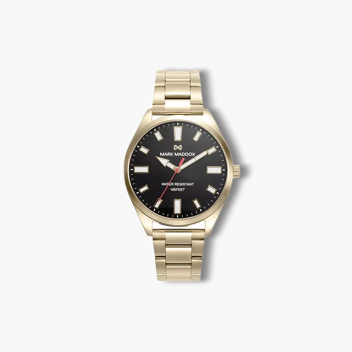 Reloj Mark Maddox Marais HM1012-96 acero dorado esfera negra