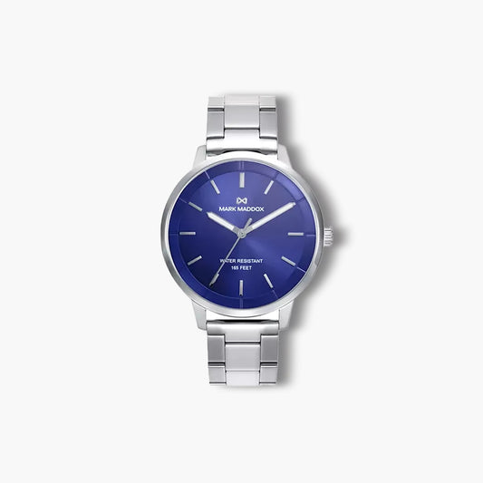 Reloj Mark Maddox Greenwich HM1013-37 acero esfera azul