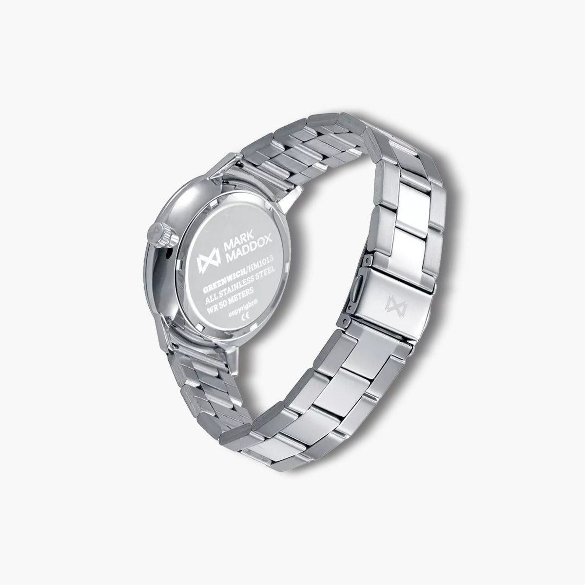 Reloj Mark Maddox Greenwich HM1013-37 acero esfera azul