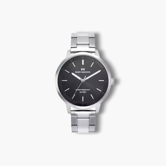 Reloj Mark Maddox Greenwich HM1013-57 acero esfera negra