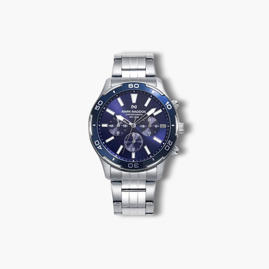 Reloj Mark Maddox Mission HM1017-36 acero esfera azul