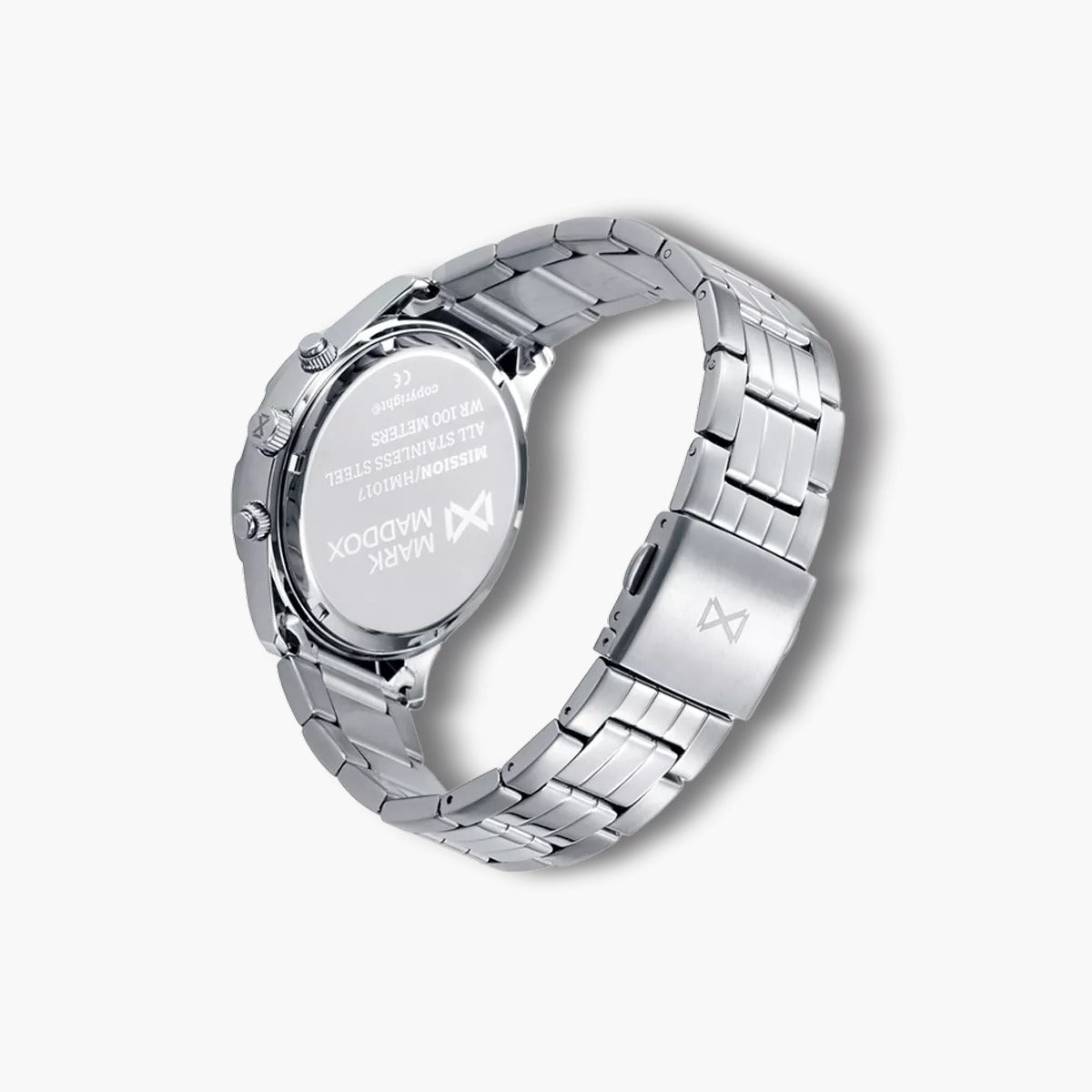 Reloj Mark Maddox Mission HM1017-36 acero esfera azul