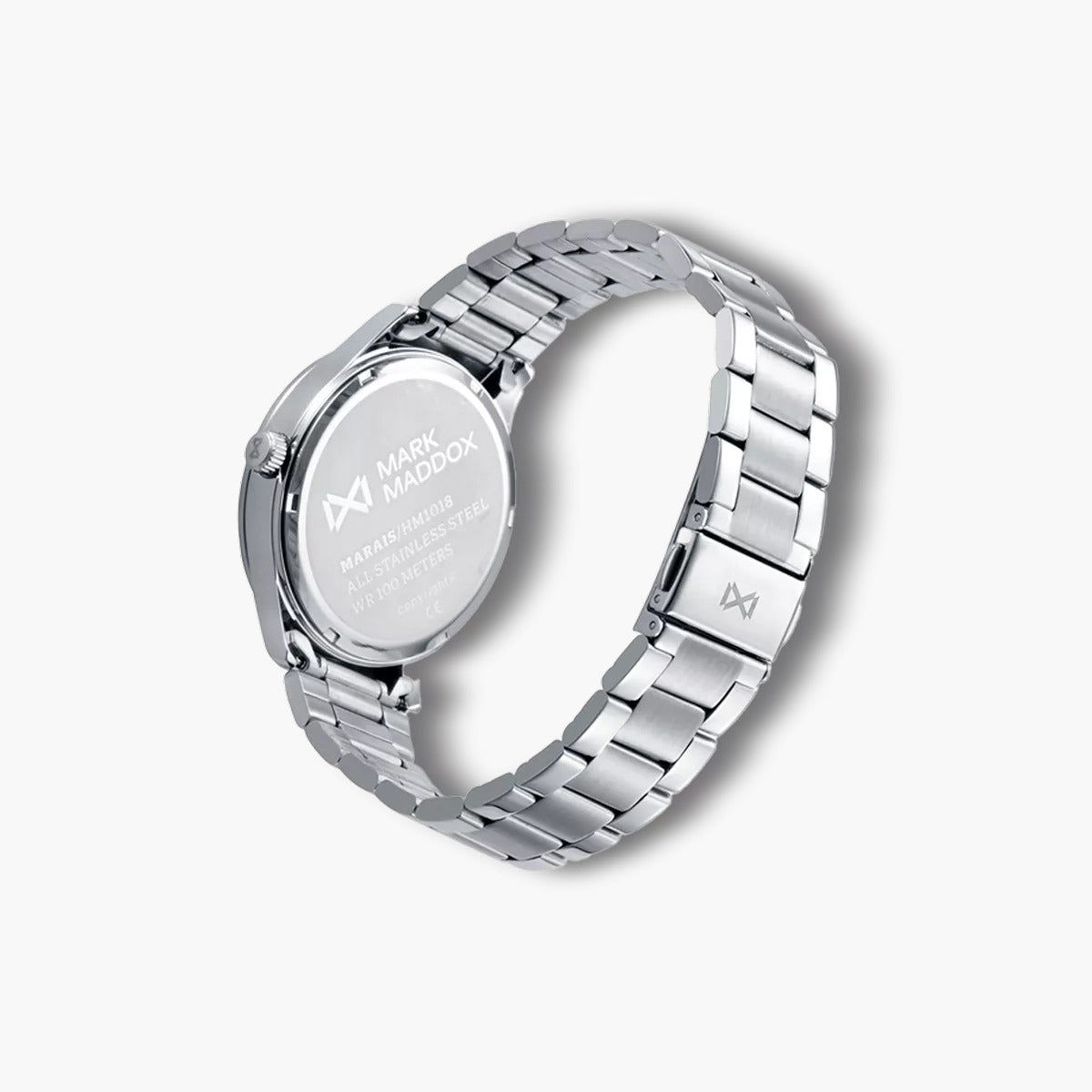 Reloj Mark Maddox Marais HM1018-53 acero esfera negra