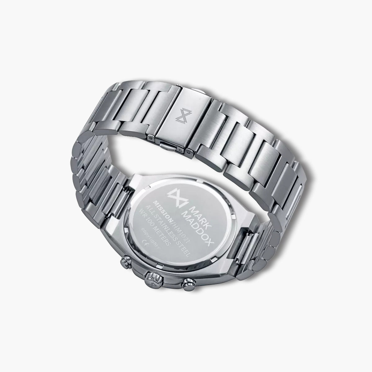 Reloj Mark Maddox Mission HM1021-15 acero esfera negra