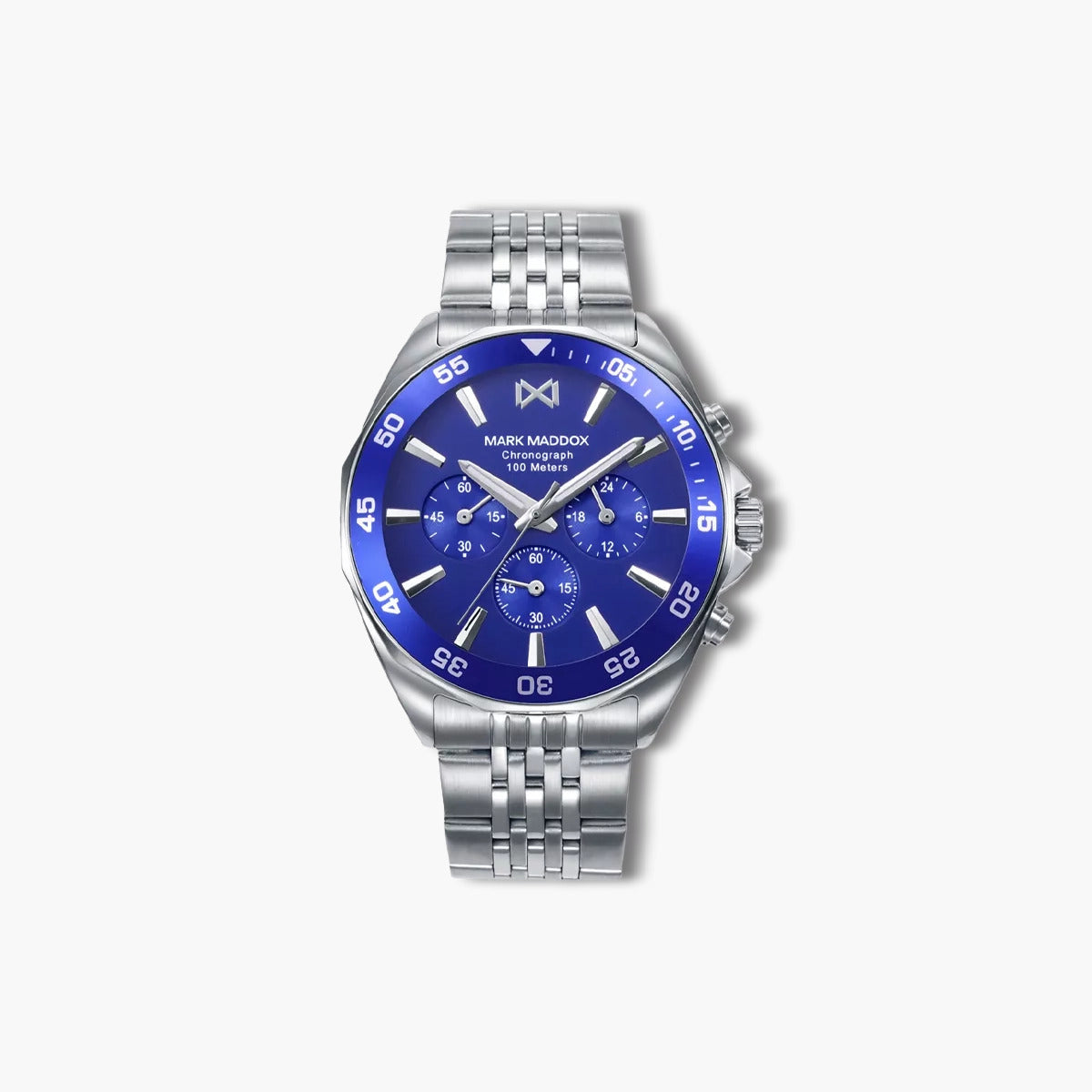 Reloj Mark Maddox Mission HM1024-37 acero esfera azul