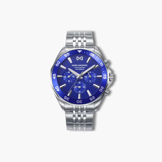 Reloj Mark Maddox Mission HM1024-37 acero esfera azul